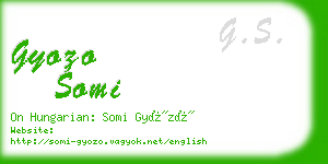 gyozo somi business card